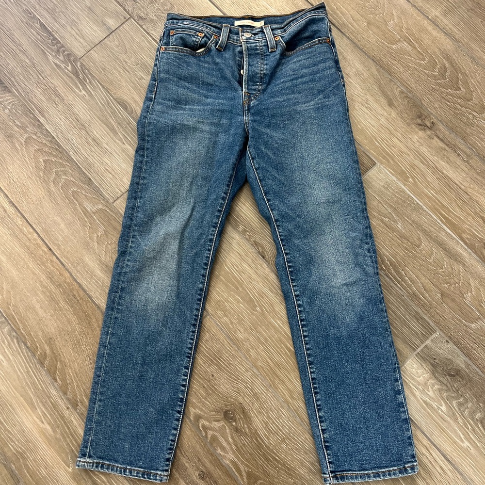 Levi Wedgie Straight Jeans